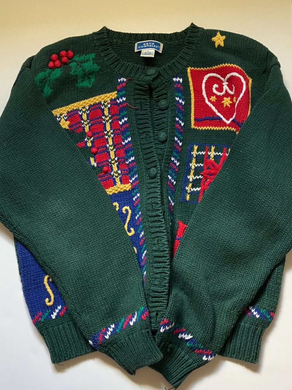 WOMEN'S BUTTON DOWN CHRISTMAS SWEATER